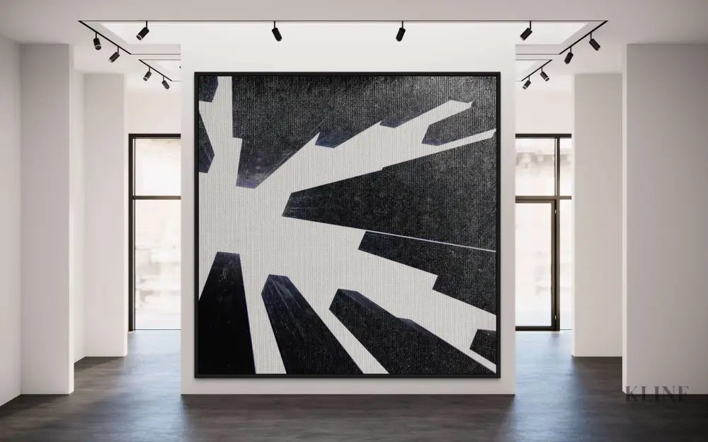 Under pressure II - Hand Painting Black and White Paintings