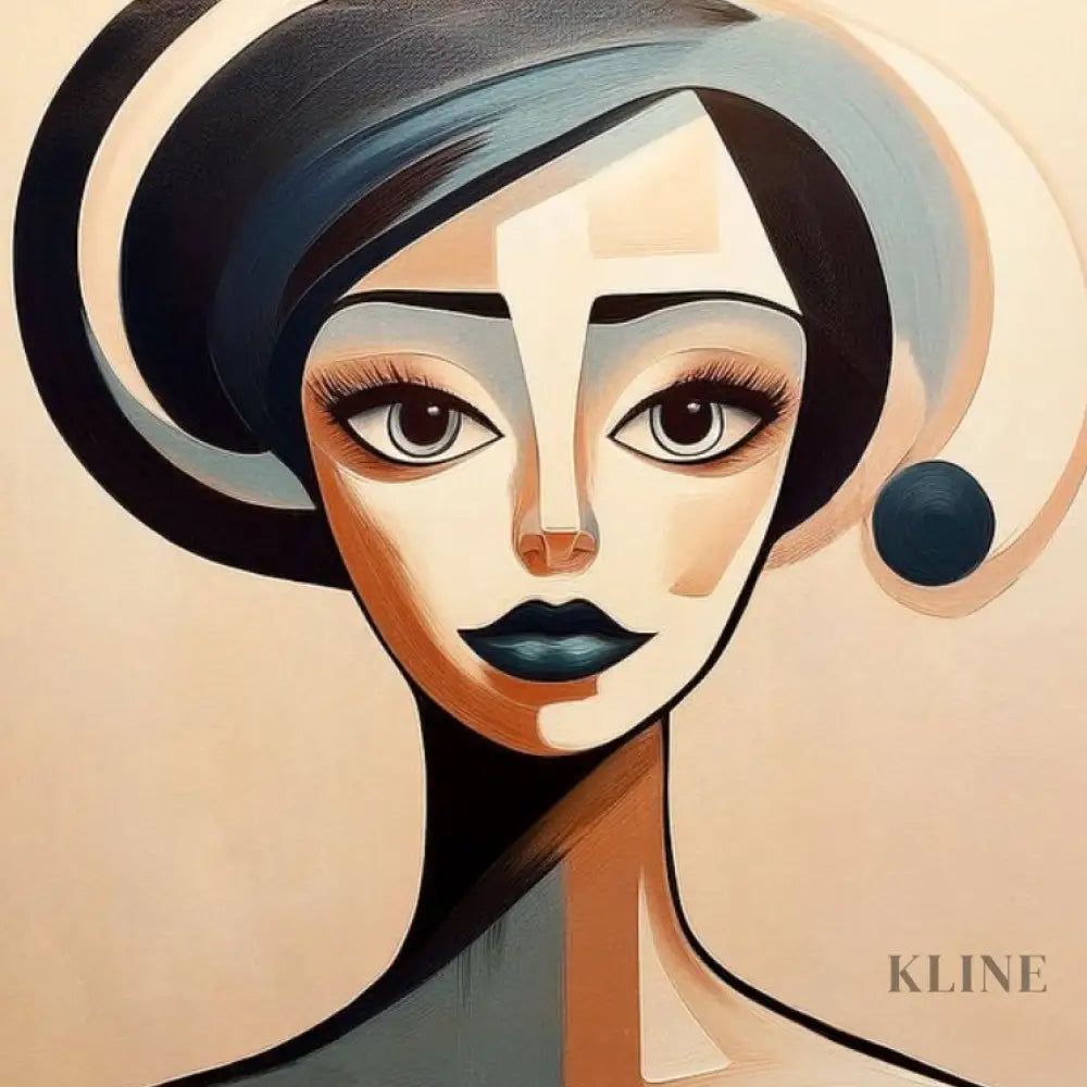 Unmoved Woman 2 - Hand Painting 