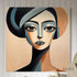 Unmoved Woman 3 - Hand Painting