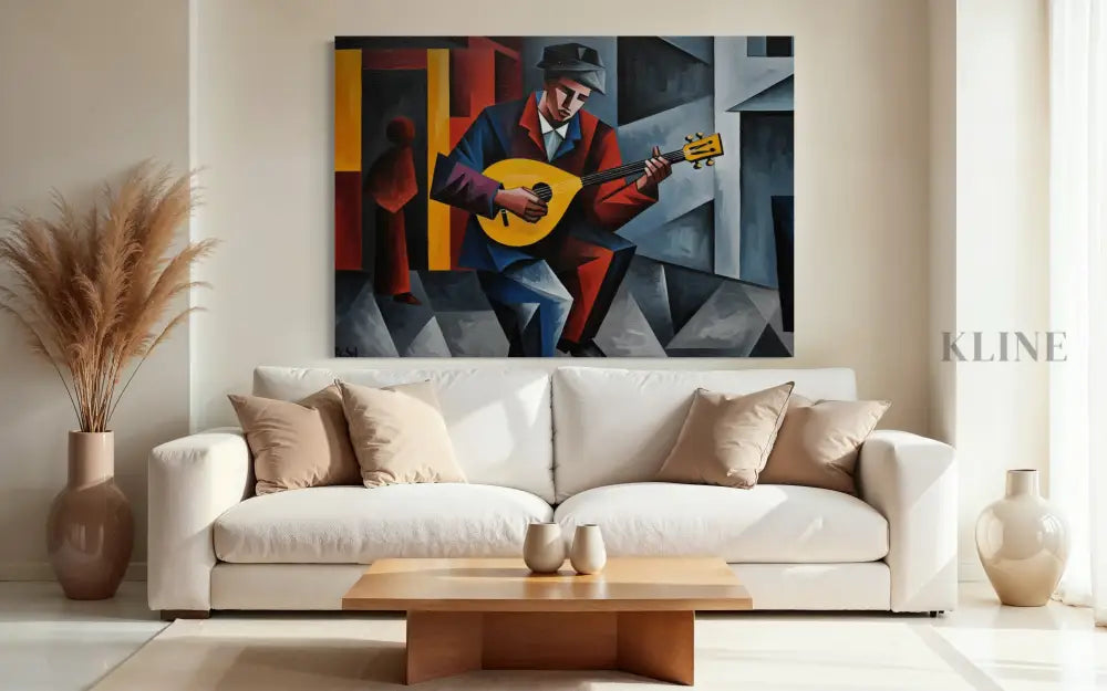 Urban Ballad - Hand Painting غرفة المعيشة جدار الفن