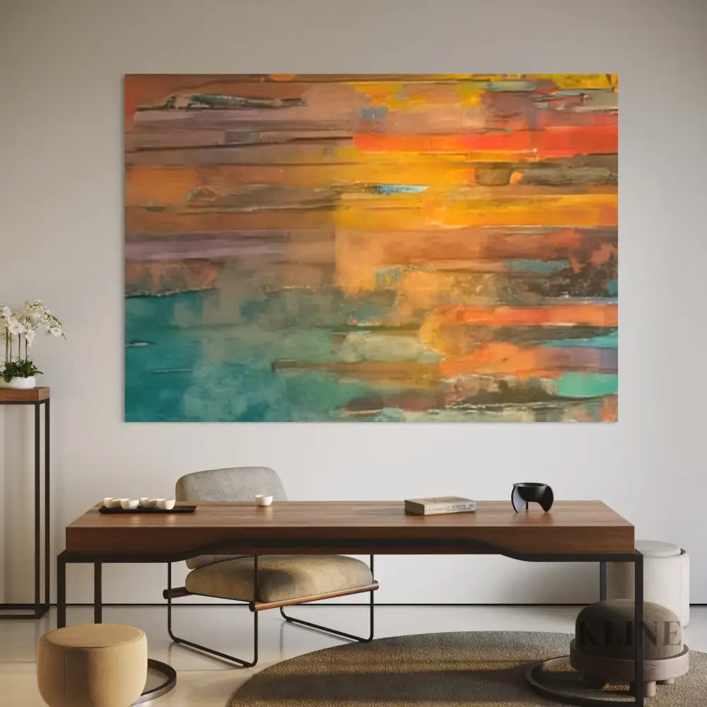 Urban Reflections - Hand Painting