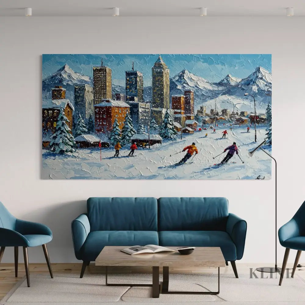 Urban Slopes - Hand Painting
