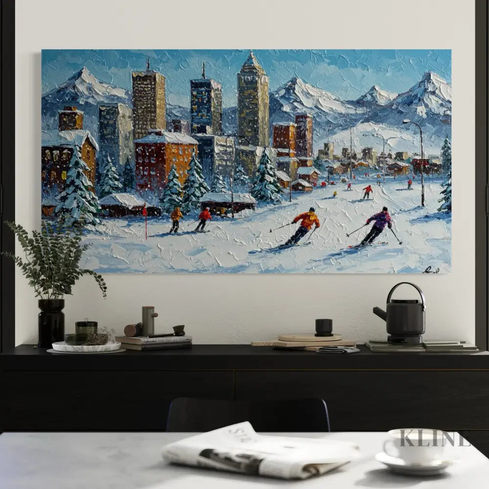 Urban Slopes - Hand Painting