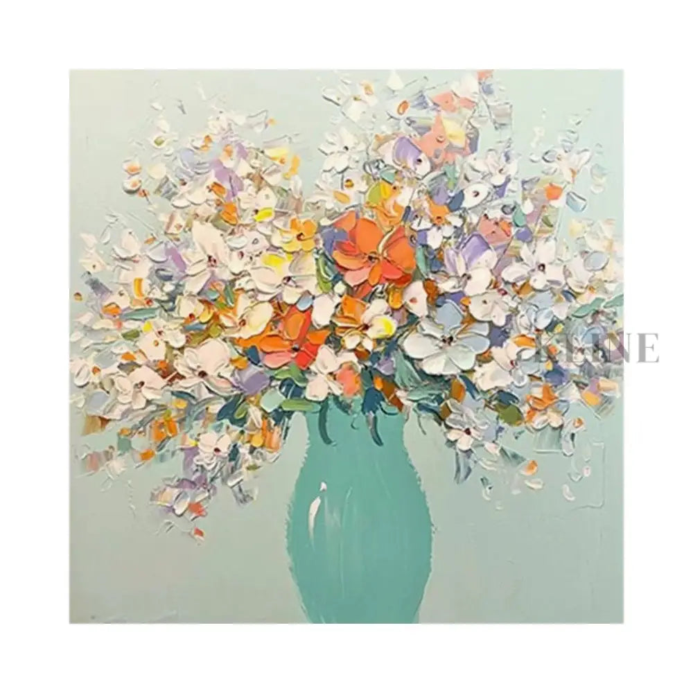 Vase of Blossoms - Hand Painting