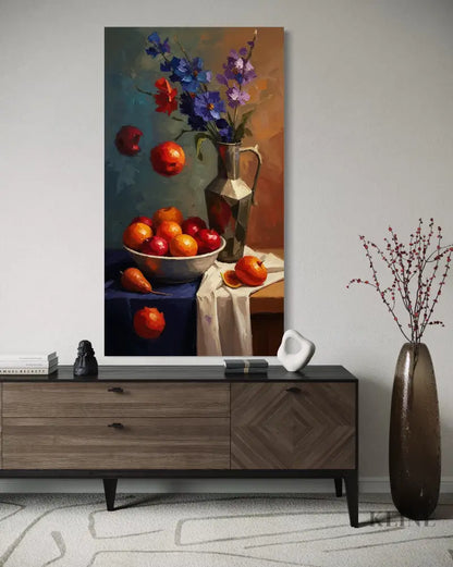 Vase of Contrasts - Hand Painting