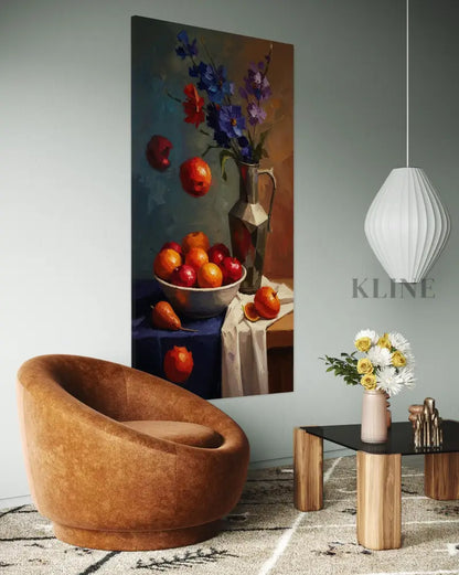 Vase of Contrasts - Hand Painting
