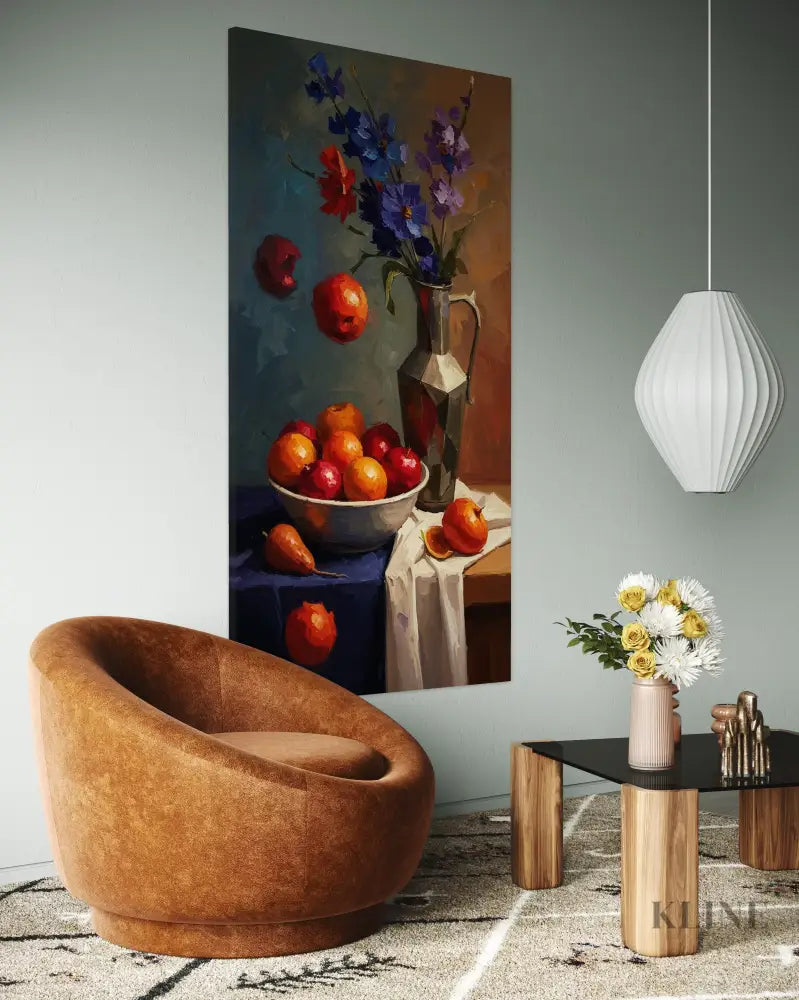 Vase of Contrasts - Hand Painting