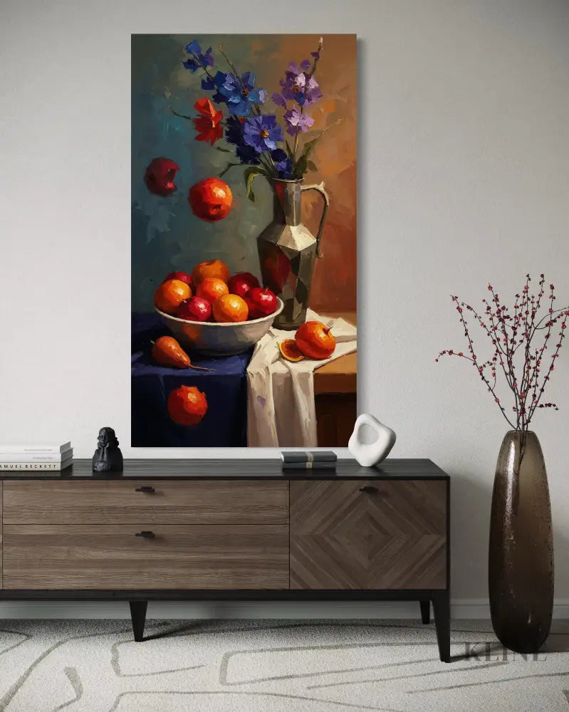Vase of Contrasts - Hand Painting 
