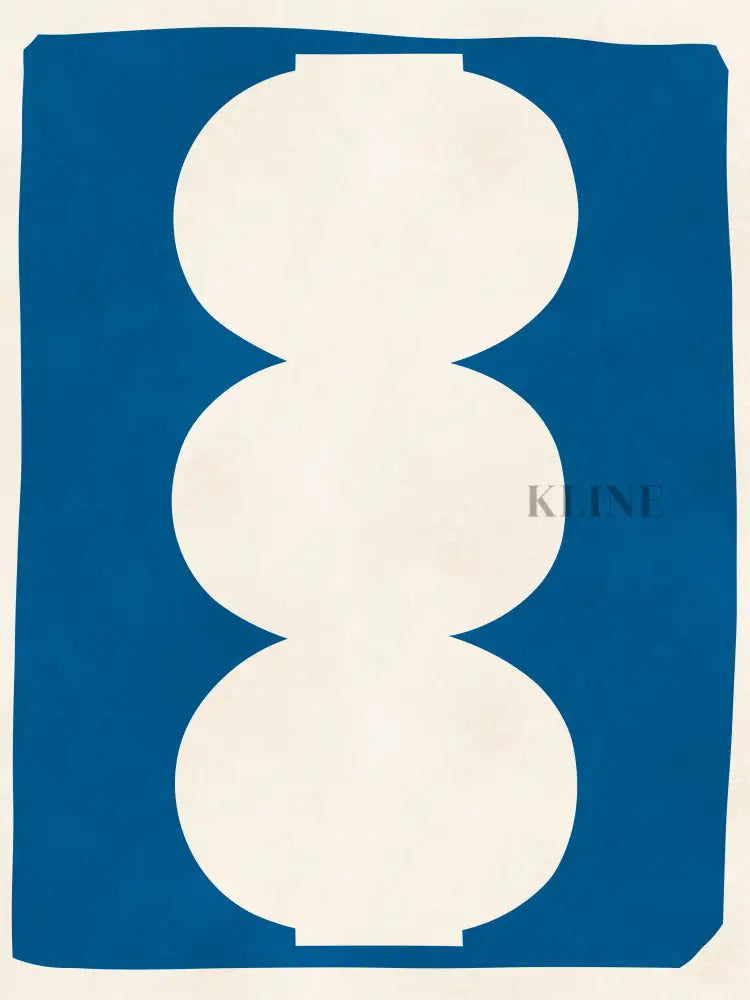 Vase on Blue Background 1 - Hand Painting