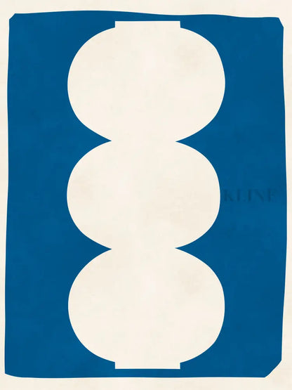 Vase on Blue Background 1 - Hand Painting