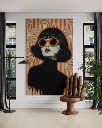 Velours Noir - Hand Painting