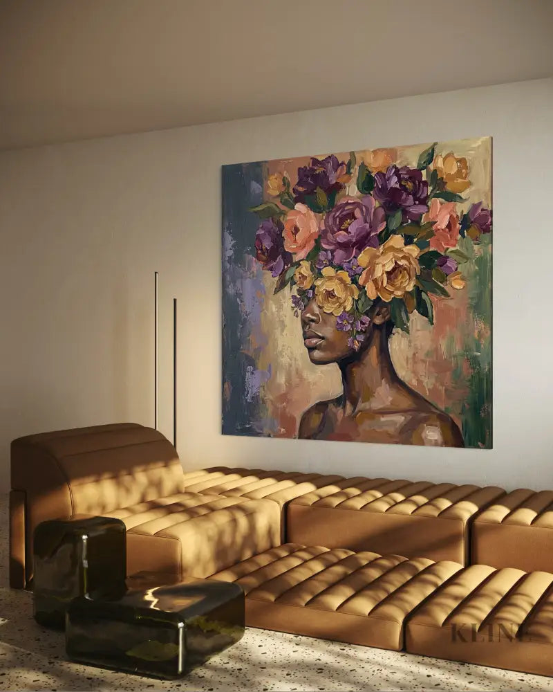 Velvet Bloom Reverie - Custom 75x90cm 