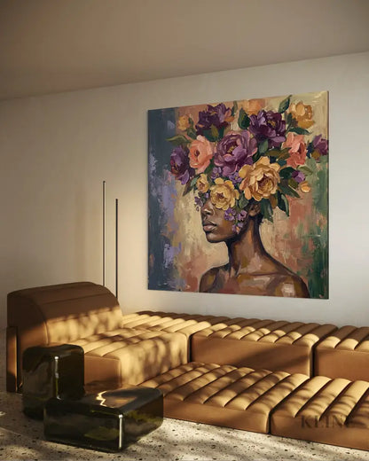 Velvet Bloom Reverie - Custom 75x90cm