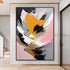Vibrant Interplay of Pink - Hand Painting