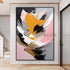 Vibrant Interplay of Pink - Hand Painting