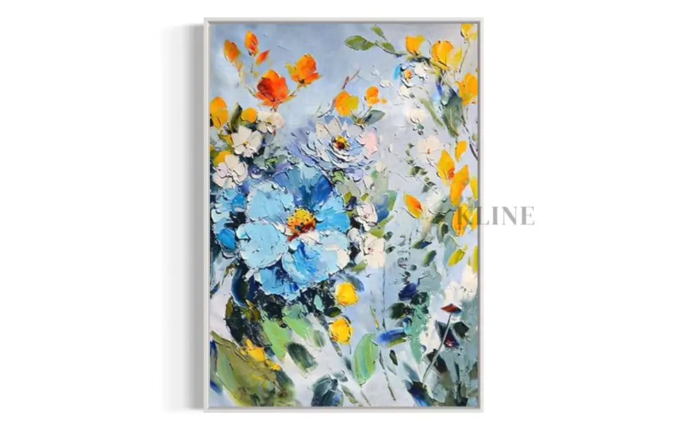 Vibrant Spring - Hand Painting Leinwand-Wandkunst