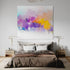 Violet and Ochre Reverie - Hand Painting