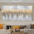 Vivid Glitterati - Rolled Canvas / 50x100cm / 20x39’’ - Hand Painting
