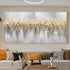 Vivid Glitterati - Rolled Canvas / 50x100cm / 20x39’’ - Hand Painting