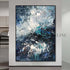 Vortex of Blue Dreams - Hand Painting
