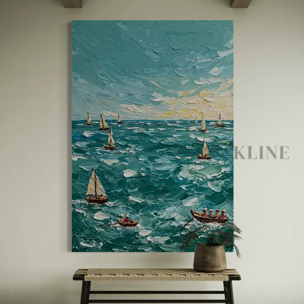 Voyage of Light - Hand Painting