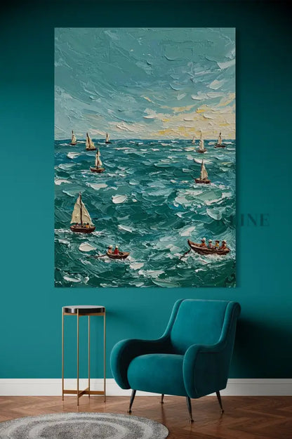 Voyage of Light - Hand Painting