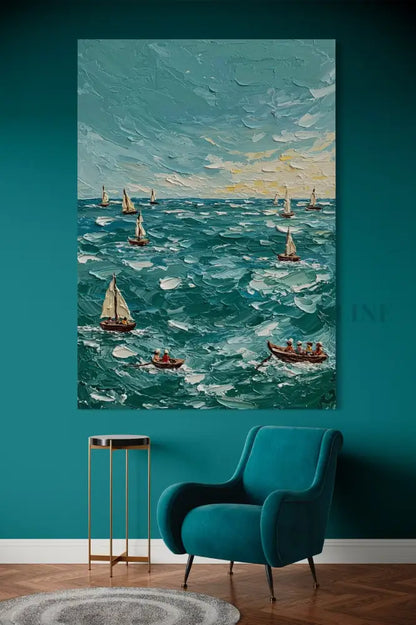 Voyage of Light - Hand Painting