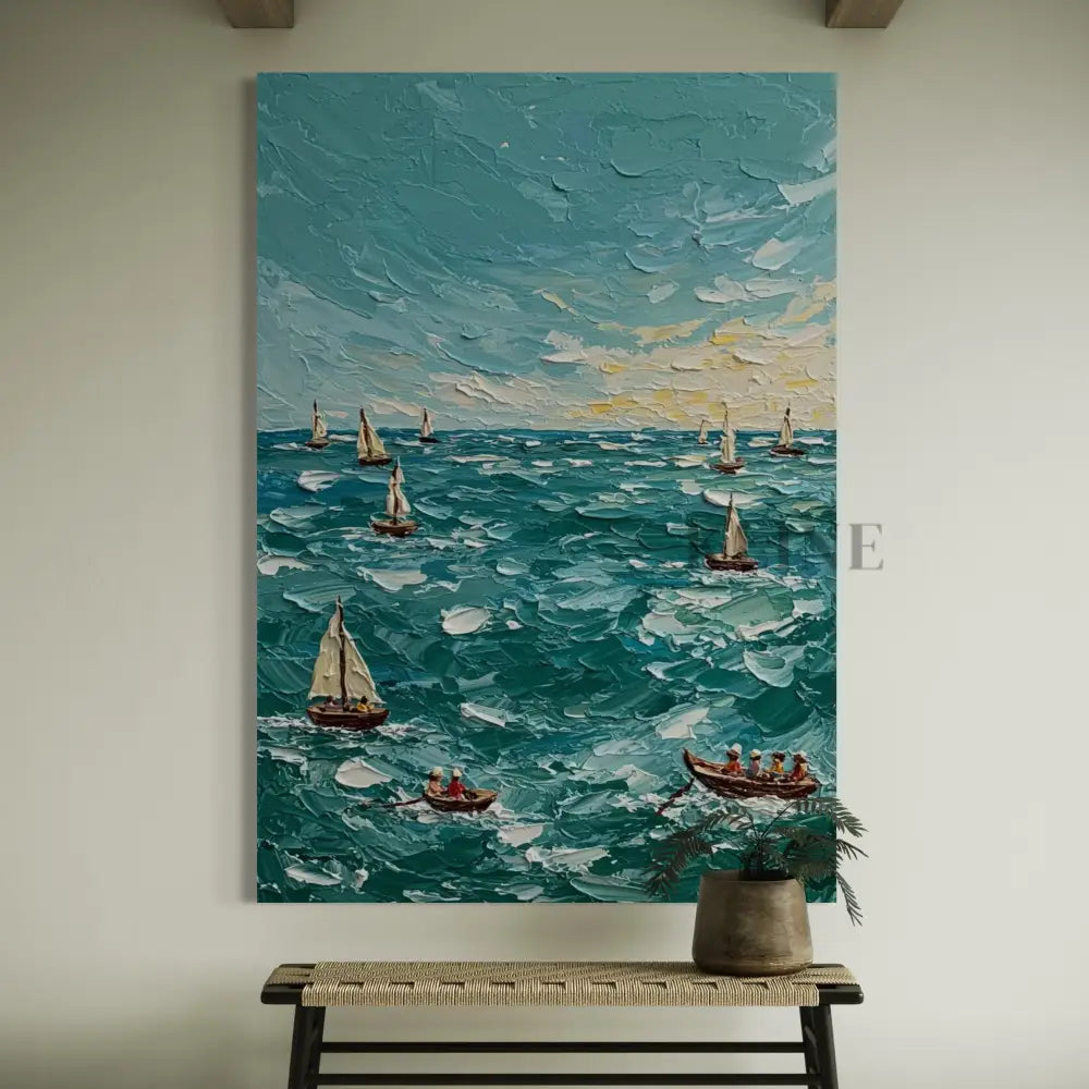 Voyage of Light - Hand Painting