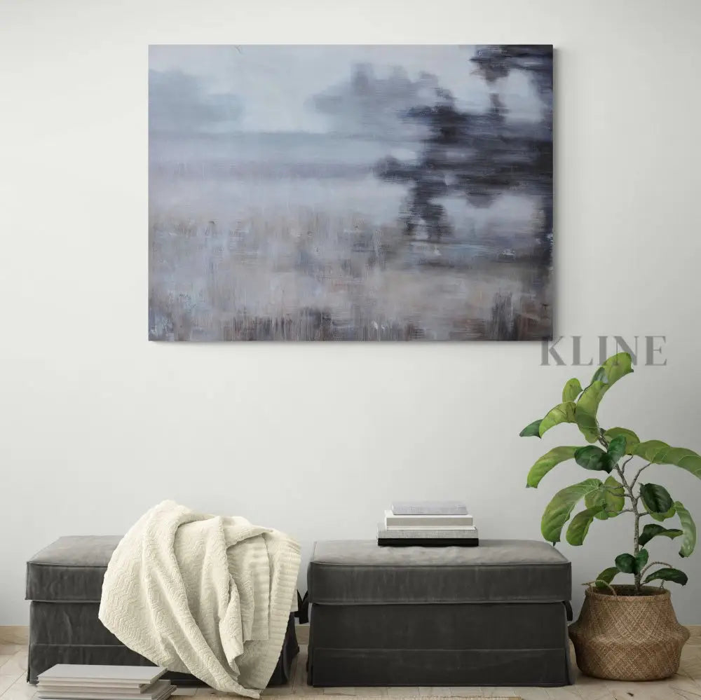 Waiting for the Time - Kline Collective Peintures originales à vendre