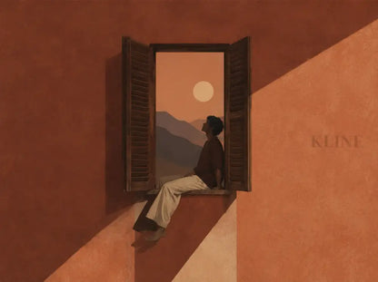 Waiting for the Warm Light - Hand Painting