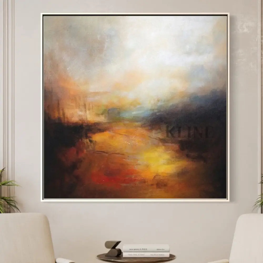 Walk - Kline Collective Braune Wandkunst
