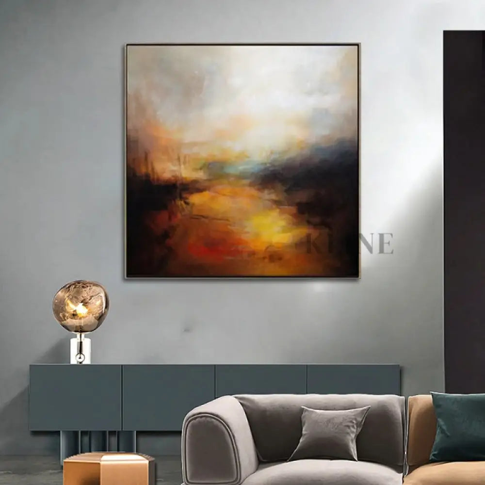 Walk - Kline Collective Braune Wandkunst