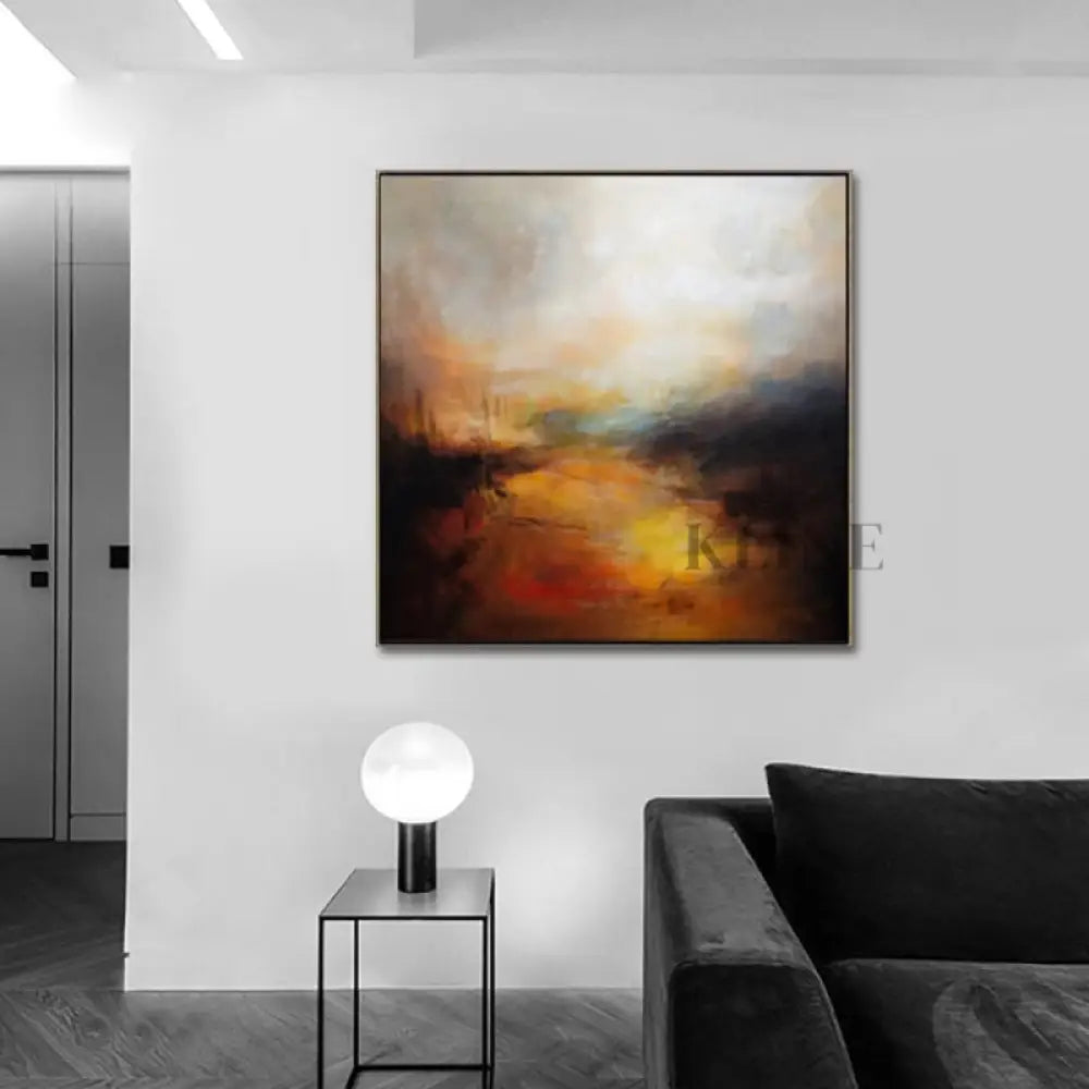Walk - Kline Collective Braune Wandkunst