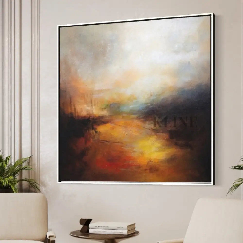 Walk - Kline Collective Braune Wandkunst