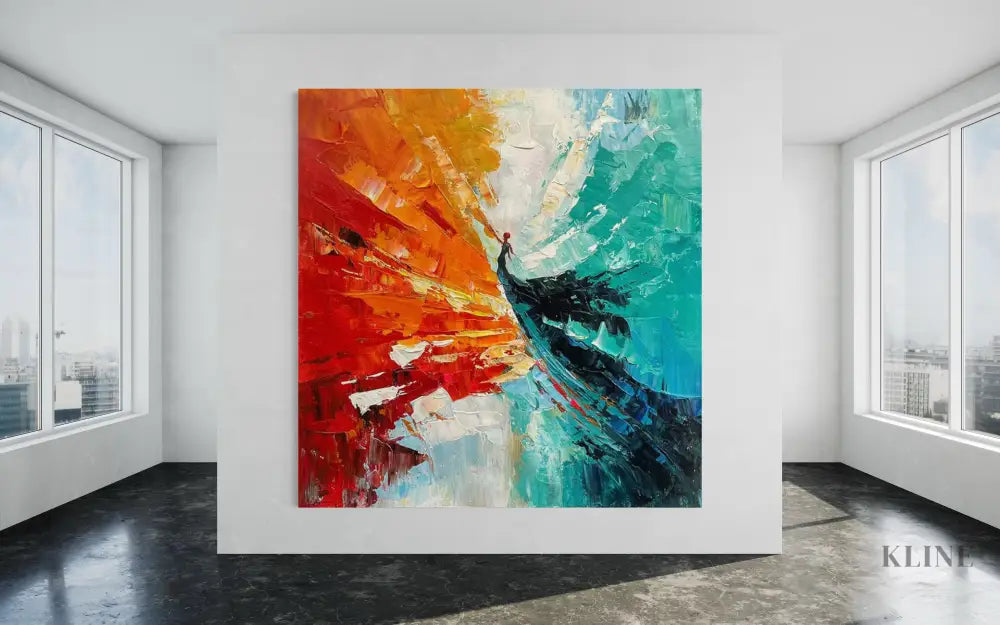Waltz in a World Gone Wild - Hand Painting