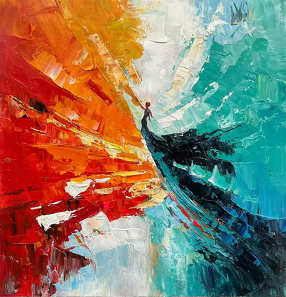 Waltz in a World Gone Wild - Hand Painting