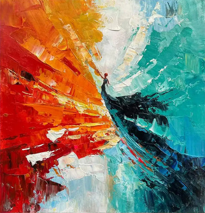 Waltz in a World Gone Wild - Hand Painting