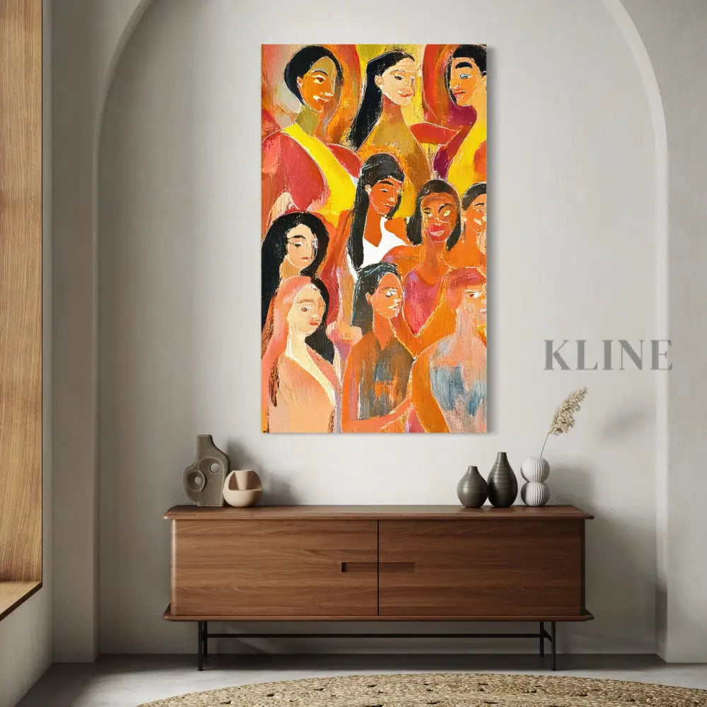 Warmth of Faces - Hand Painting