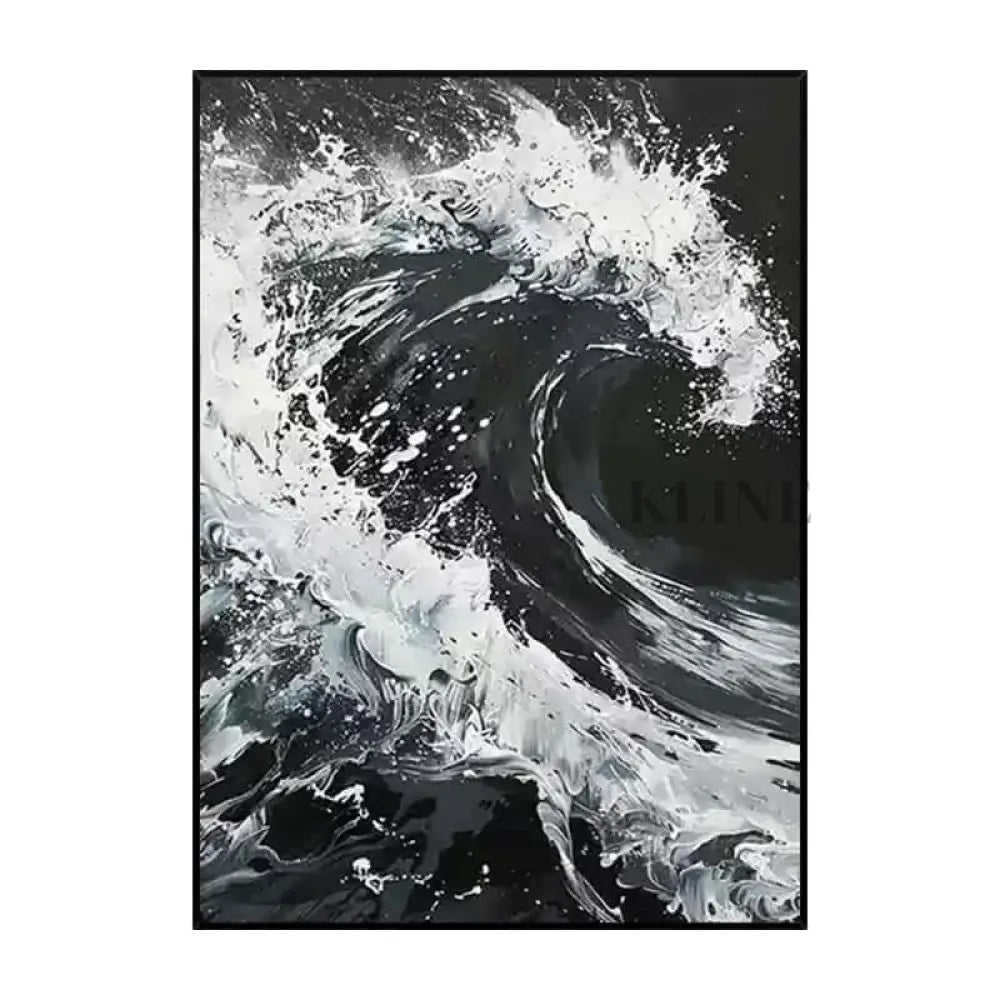 Waves of Grace - Hand Painting Canvas Wall Art