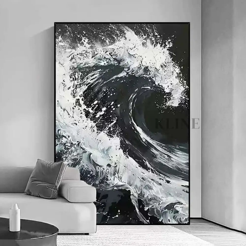Waves of Grace - Hand Painting Canvas Wall Art