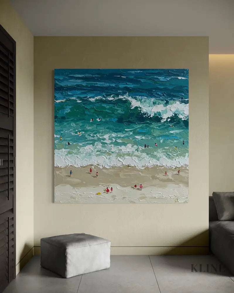 Waves of Summer - Hand Painting