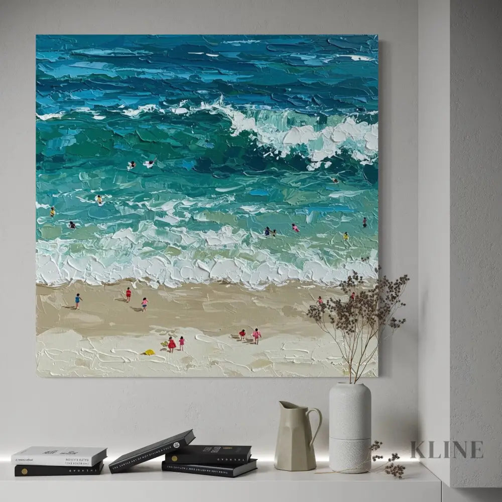 Waves of Summer - Hand Painting 