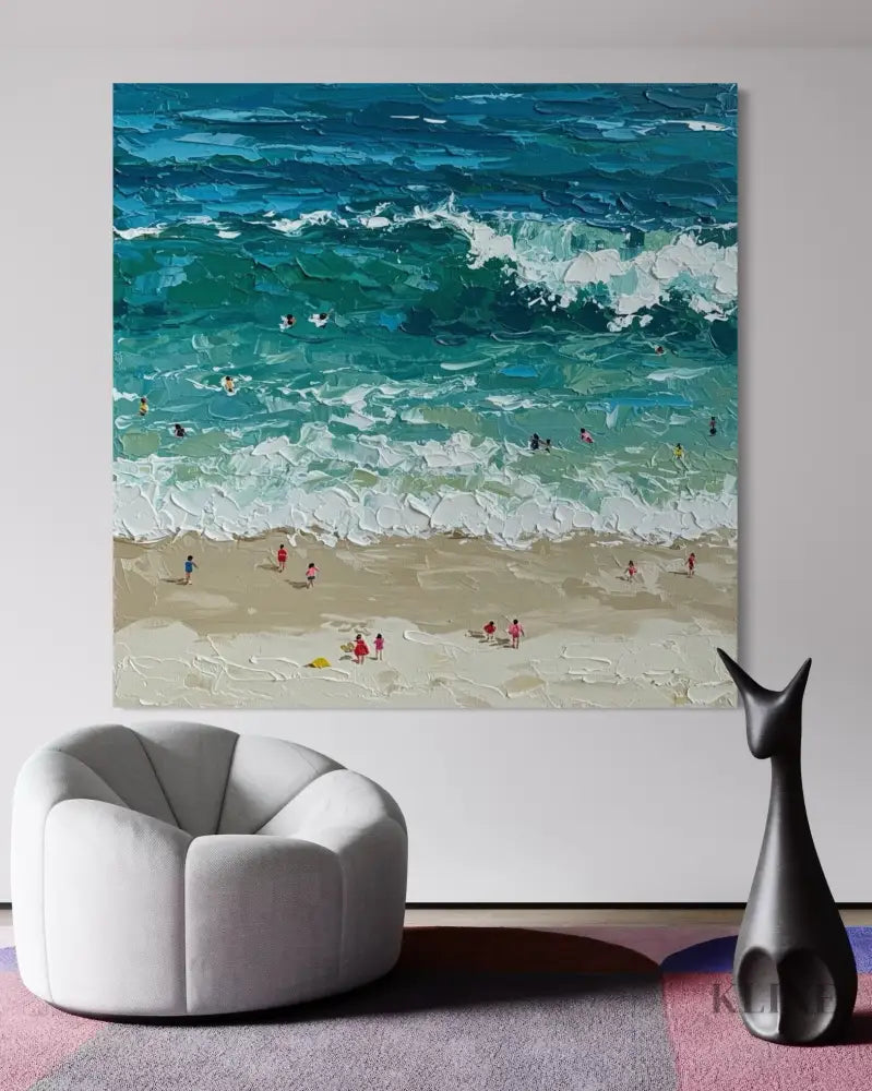 Waves of Summer - Hand Painting 