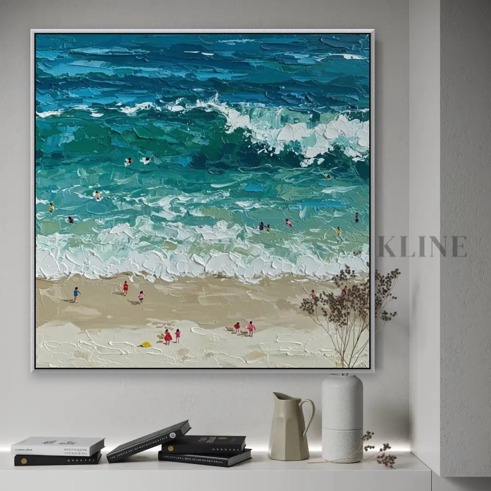 Waves of Summer - Hand Painting