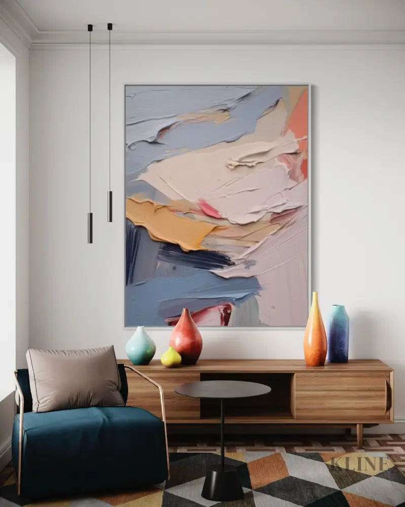 Waves of Tranquility 1 - Hand Painting 