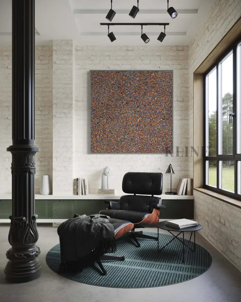 What About This - Hand Painting Arte de la pared de la lona