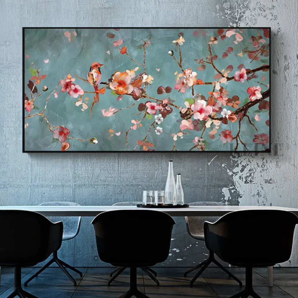 Where Birds Dance and Behold - Hand Painting