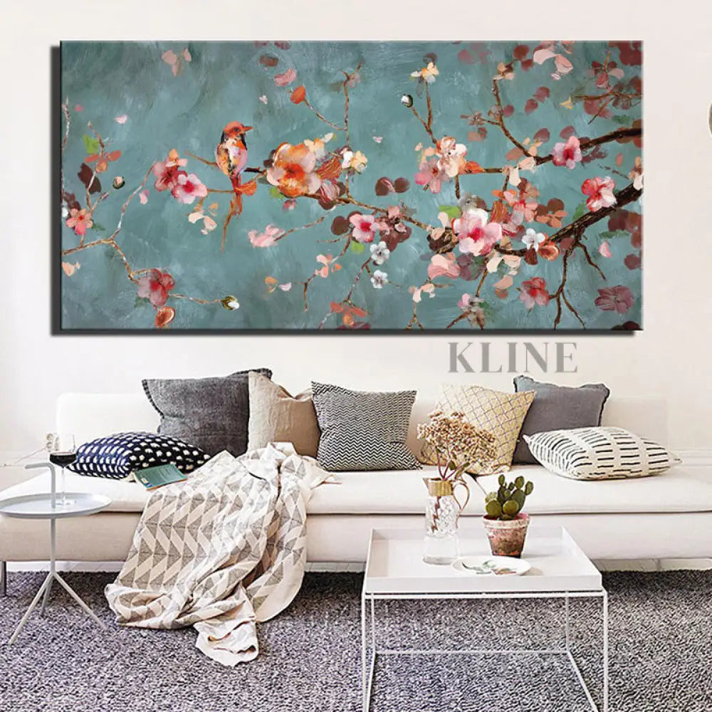 Where Birds Dance and Behold - Hand Painting