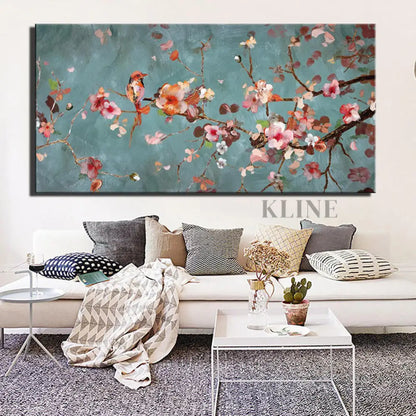Where Birds Dance and Behold - Hand Painting