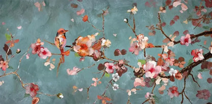 Where Birds Dance and Behold - Hand Painting